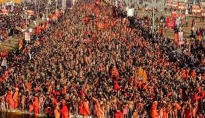 మహా కుంభానికి తరలివచ్చిన భక్తుల సముద్రం