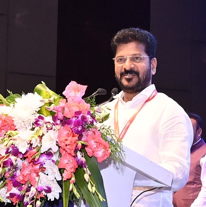 Chief Minister Sri A Revanth Reddy inaugurated two day Global AI Summit at the HICC Hyderabad 05 09 2024 9