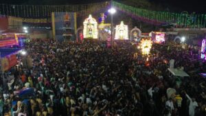 శ్రీశైలం బ్రహ్మోత్సవాలకు భారీగా వస్తున్నభక్తులు