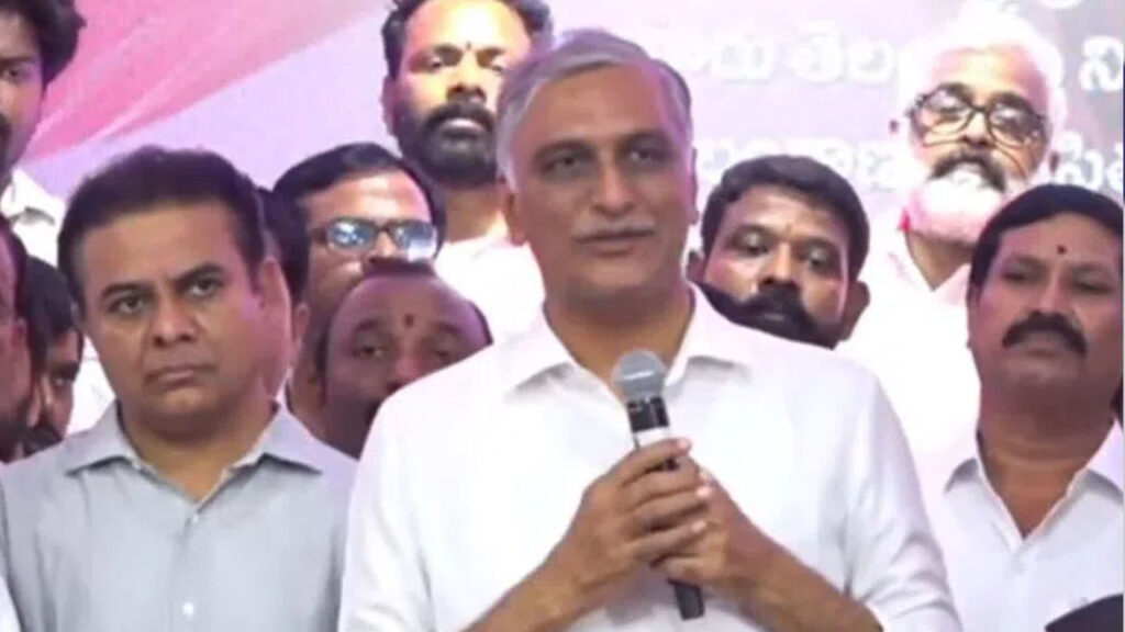 కేసీఆర్‌ను చూసినప్పుడు నా కళ్లల్లో నీళ్లు తిరిగాయి : హరీశ్ రావు