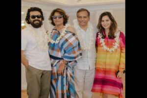 తల్లిదండ్రులకి ఉపాస‌న‌ గ్రీటింగ్స్