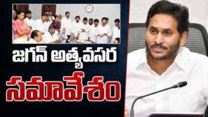 పార్టీ నేతలతో జగన్ కీలక సమావేశం