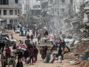 పాలస్తీనియన్లు గాజాను విడిచిపెట్టాలి: ఇజ్రాయెల్