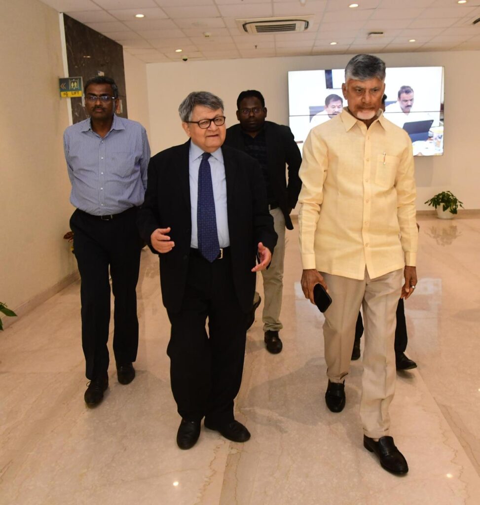 చంద్రబాబుతో నీతి ఆయోగ్‌ ఉపాధ్యక్షుడు భేటీ