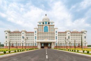 తెలంగాణ సచివాలయంలో ఊడిపడ్డ పెచ్చులు