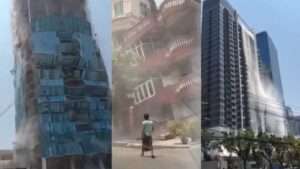 భూకంపం ధాటికి మయన్మార్ లో 25 మంది మృతి