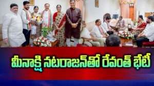 సీఎం రేవంత్‌తో మీనాక్షి నటరాజన్ భేటీ