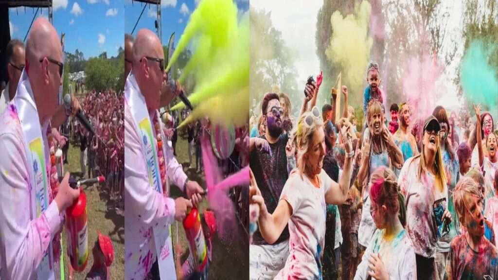 హోలీ సంబరాల్లో పాల్గొన్న న్యూజిలాండ్ ప్రధాని లుక్సాన్ – వైరల్ వీడియో