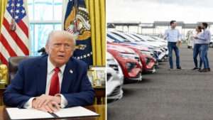 అమెరికాలో ఆటోమోటివ్ వాహనాలపై భారీగా పన్ను