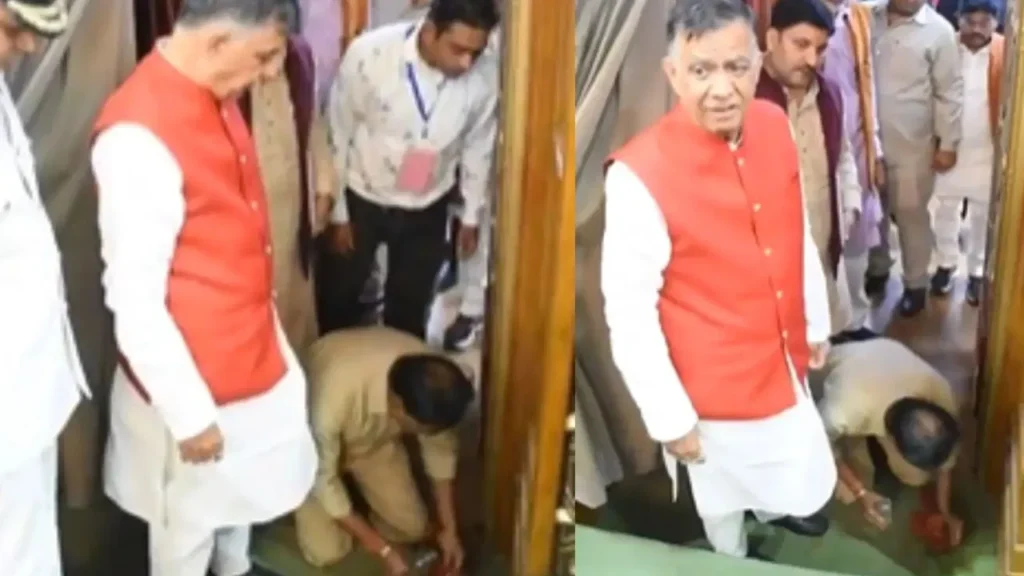 గుట్కా ఉమ్మి వేసిన ఎమ్మెల్యేపై స్పీకర్ సీరియస్..ఎక్కడంటే?