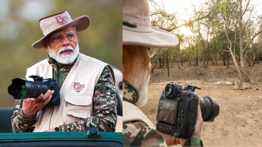 గిర్‌ అభయారణ్యంలో మోదీ పర్యటన