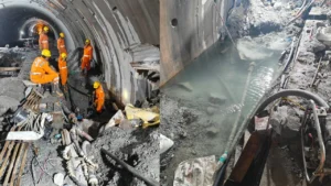 టన్నెల్ లో కొనసాగుతున్న సాయం దుర్వాసనతో కార్మికుల ఆచూకీ పై ఆందోళన