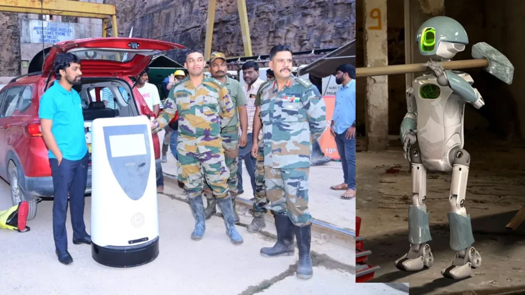 SLBC టన్నెల్ లోకి రోబోలు