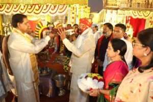 వెంకటపాలెంలో అట్టహాసంగా శ్రీనివాస కల్యాణం