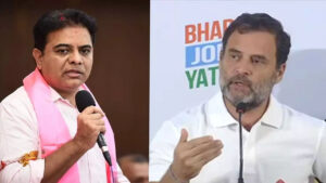 ఇప్పటికైనా రాహుల్‌ గాంధీ నోరు విప్పరా?: కేటీఆర్‌