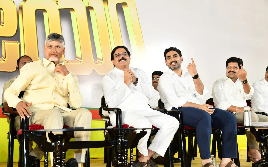 ఎమ్మెల్సీ ఎన్నికల్లో హాజరైన మంత్రి నారా లోకేశ్