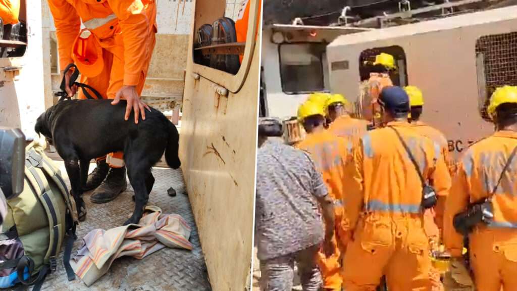 ఎస్ఎల్బీసీ టన్నెల్ వద్ద సహాయక చర్యలు… రంగంలోకి కేరళ డాగ్ స్క్వాడ్
