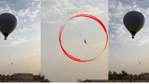 హాట్ ఎయిర్ బెలూన్ నుంచి కిందపడి వ్యక్తి మృతి