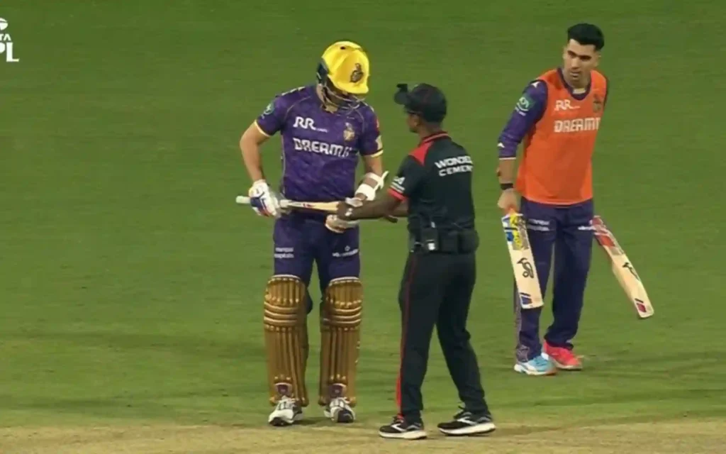  IPL 2025: బ్యాట్ టెస్టులో దొరికిన సునిల్ న‌రైన్‌ ,అన్రిచ్ నోర్జా