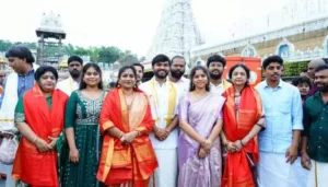 కుటుంబ సమేతంగా శ్రీవారిని దర్శించుకున్నా హోంమంత్రి