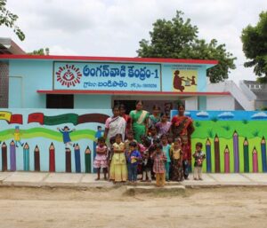 అంగన్వాడీ పిల్లలకు శనగలు, ఎగ్ ఫ్రైడ్ రైస్