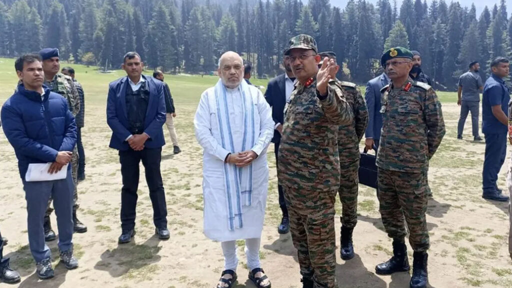 Terror Attack : కాల్పులు జరిగిన ప్రదేశానికి అమిత్ షా