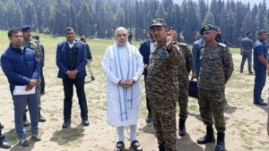 కాల్పులు జరిగిన ప్రదేశానికి అమిత్ షా