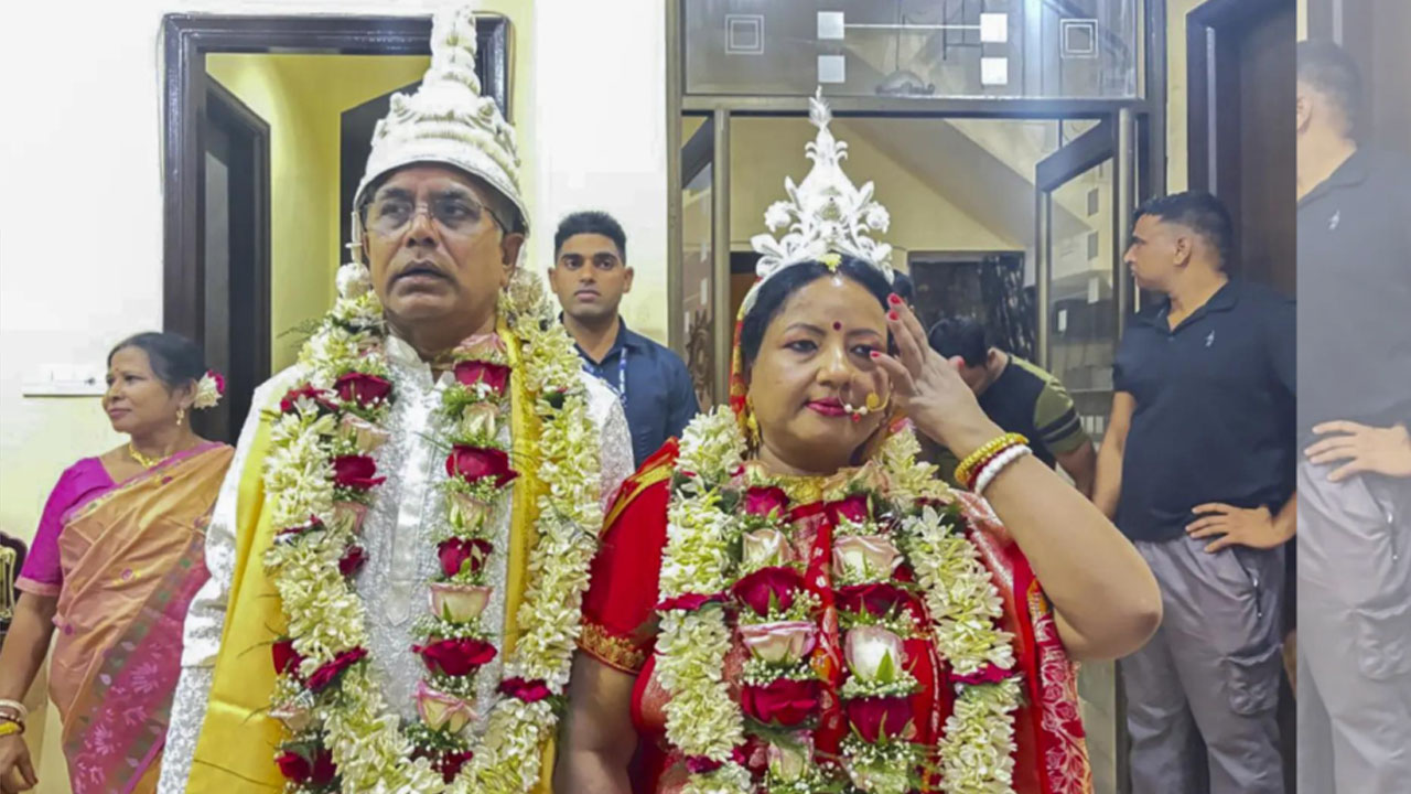 BJP leader married at the age of 60