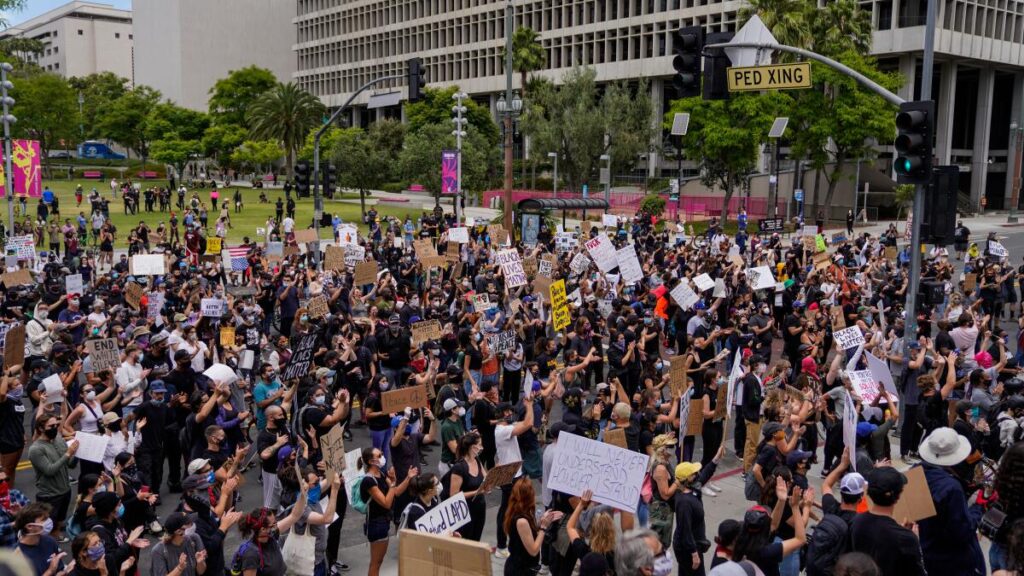 Donald Trump : ట్రంప్‌ కు వ్యతిరేకంగా మళ్లీ నిరసనలు : వలసదారులు