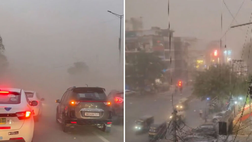 Delhi Airport : ఢిల్లీలో దుమ్ము తుపాను.. విమాన రాకపోకలకు అంతరాయం