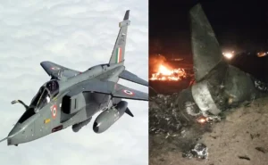 గుజరాత్‌లో ఫైటర్‌ జెట్‌ కూలి పైలెట్‌ మృతి