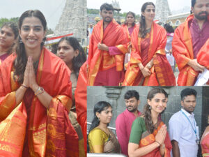 తిరుమల శ్రీవారిని దర్శించుకున్న మీనాక్షి