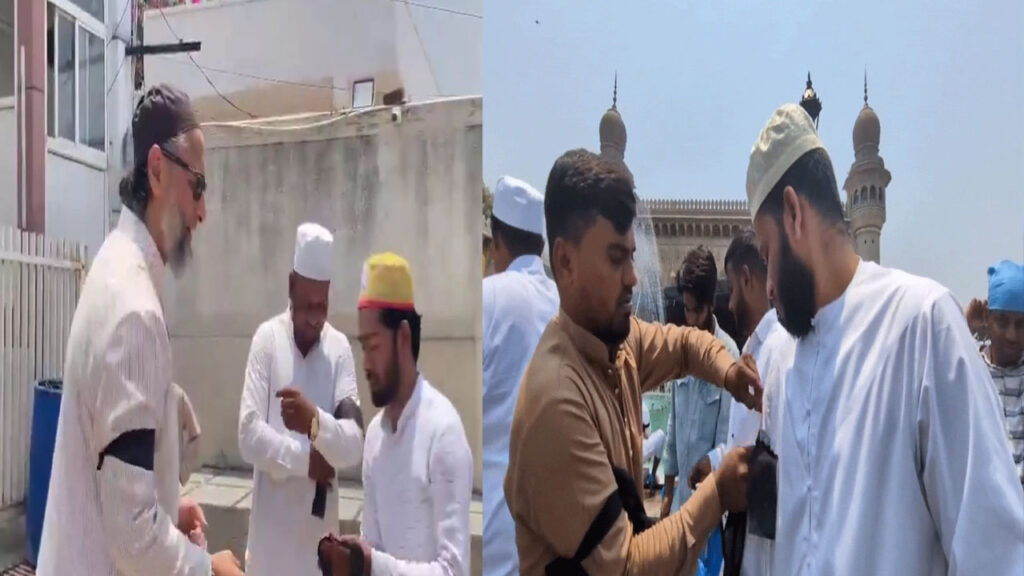 Terror Attack : మక్కా మసీదులో నల్ల రిబ్బన్లు ధరించి ముస్లింల ప్రార్థనలు