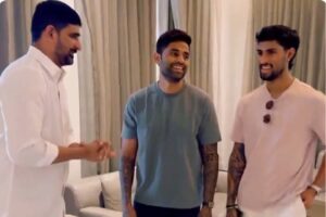 సూర్యకుమార్ , తిలక్ వర్మలతో పాడి కౌశిక్ రెడ్డి ముచ్చట్లు