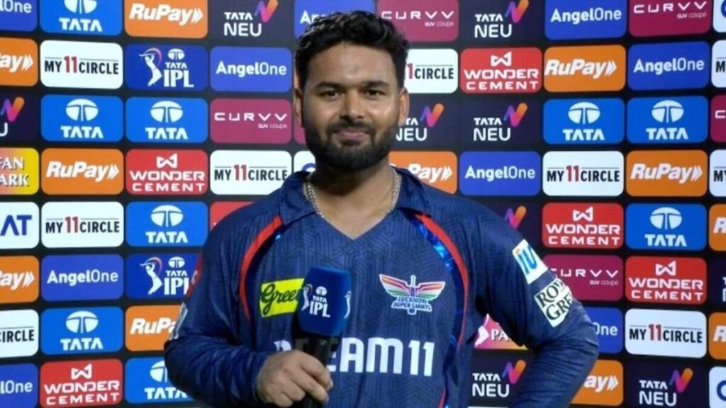 IPL 2025: ఎల్ఎస్ జి మ్యాచ్ విజయంపై సంతోషం వ్యక్తం చేసిన రిషభ్ పంత్