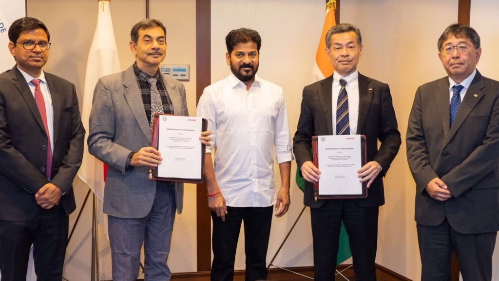 Toshiba తెలంగాణలో భారీ పెట్టుబడులు పెడుతున్న తోషిబా