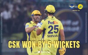 చెన్నె వరుస పరాజయాలకు బ్రేక్