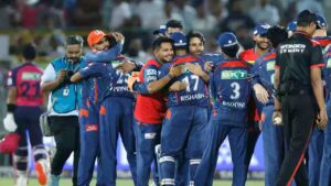 రాజ‌స్థాన్ రాయ‌ల్స్‌ పై ల‌క్నో సూప‌ర్ జెయింట్స్ విజయం