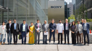సోనీ ప్రధాన కార్యాలయాన్ని సందర్శించిన సీఎం రేవంత్ టీమ్