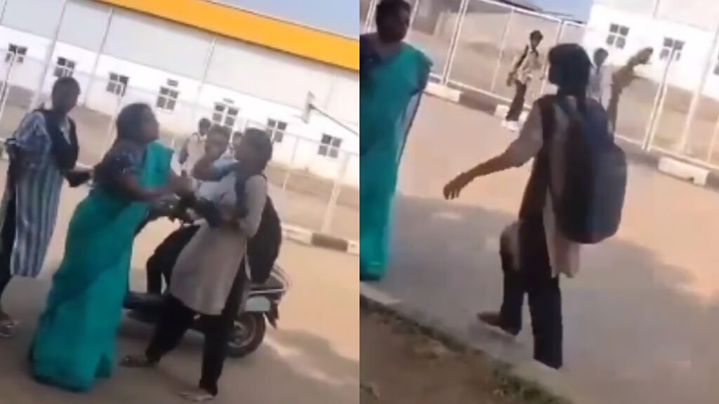 Student Attacks Lecturer: లెక్చరర్ ను చెప్పుతో కొట్టిన విద్యార్థిని..ఎందుకంటే?