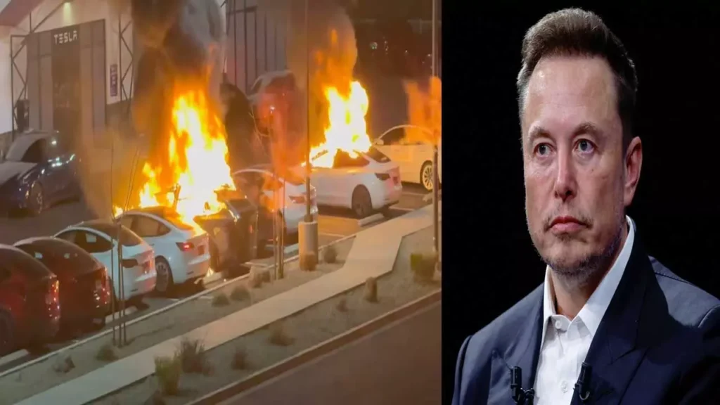 Tesla: ఇటలీలో టెస్లా షోరూమ్‌లో అగ్నిప్రమాదం.. 17 కార్లు దగ్ధం