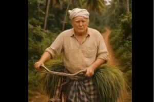 ఆకట్టుకుంటున్న ఏఐ రైతులా ట్రంప్..వీడియో వైరల్