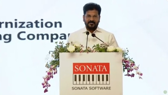 Revanth Reddy: హైదరాబాద్ లో సొనాటా సాఫ్ట్‌వేర్ ఆఫీస్ ను ప్రారంభించిన రేవంత్ రెడ్డి