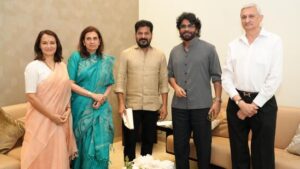 మా కుమారుడి పెళ్లికి రండి..సీఎం రేవంత్ ను ఆహ్వానించిన నాగార్జున