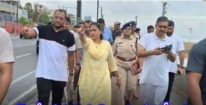 మోదీ విశాఖ పర్యటన ఏర్పాట్లను పరిశీలించిన అనిత