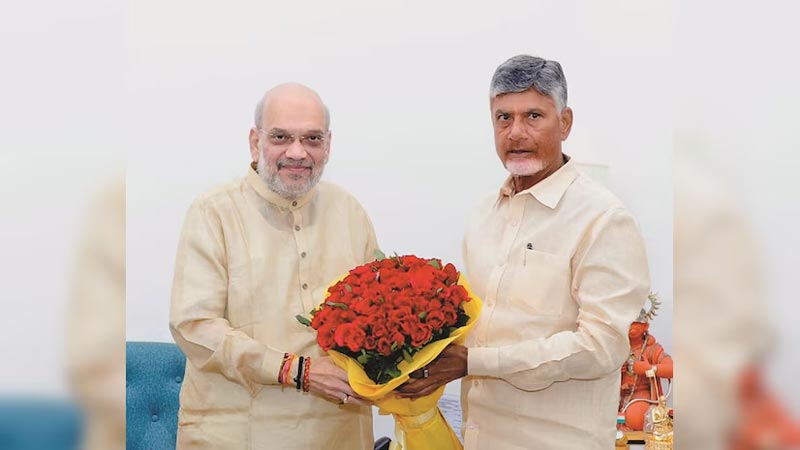 Chandrababu : కాసేపట్లో అమిత్ తో సీఎం చంద్రబాబు భేటీ