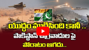 యుద్ధం ఆగిపోయింది కానీ, ఉగ్రవాదం పై పోరు ఆగదు – భారత్