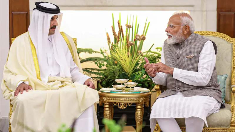 Terrorism : ఉగ్రవాదంపై పోరులో భారత్‌కు సంపూర్ణ సహకారం – ఖతార్ అమీర్