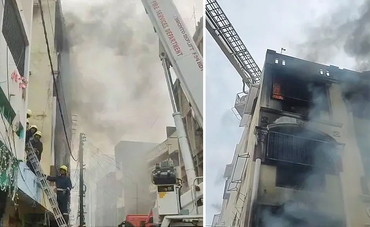 Fire Accident:హైదరాబాద్‌లో భారీ అగ్నిప్రమాదం..కొనసాగుతున్న సహాయక చర్యలు