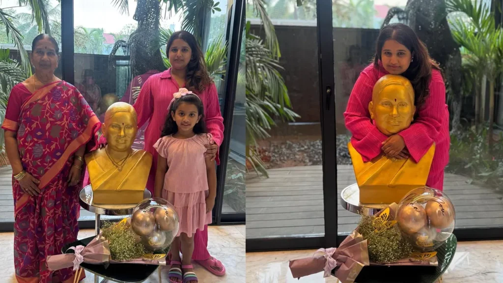 Hanshita Dil Raju : మదర్స్ డే సందర్భంగా ఇంట్లోనే తల్లి విగ్రహాన్ని ఏర్పాటు : దిల్‌రాజు కుమార్తె హన్షిత